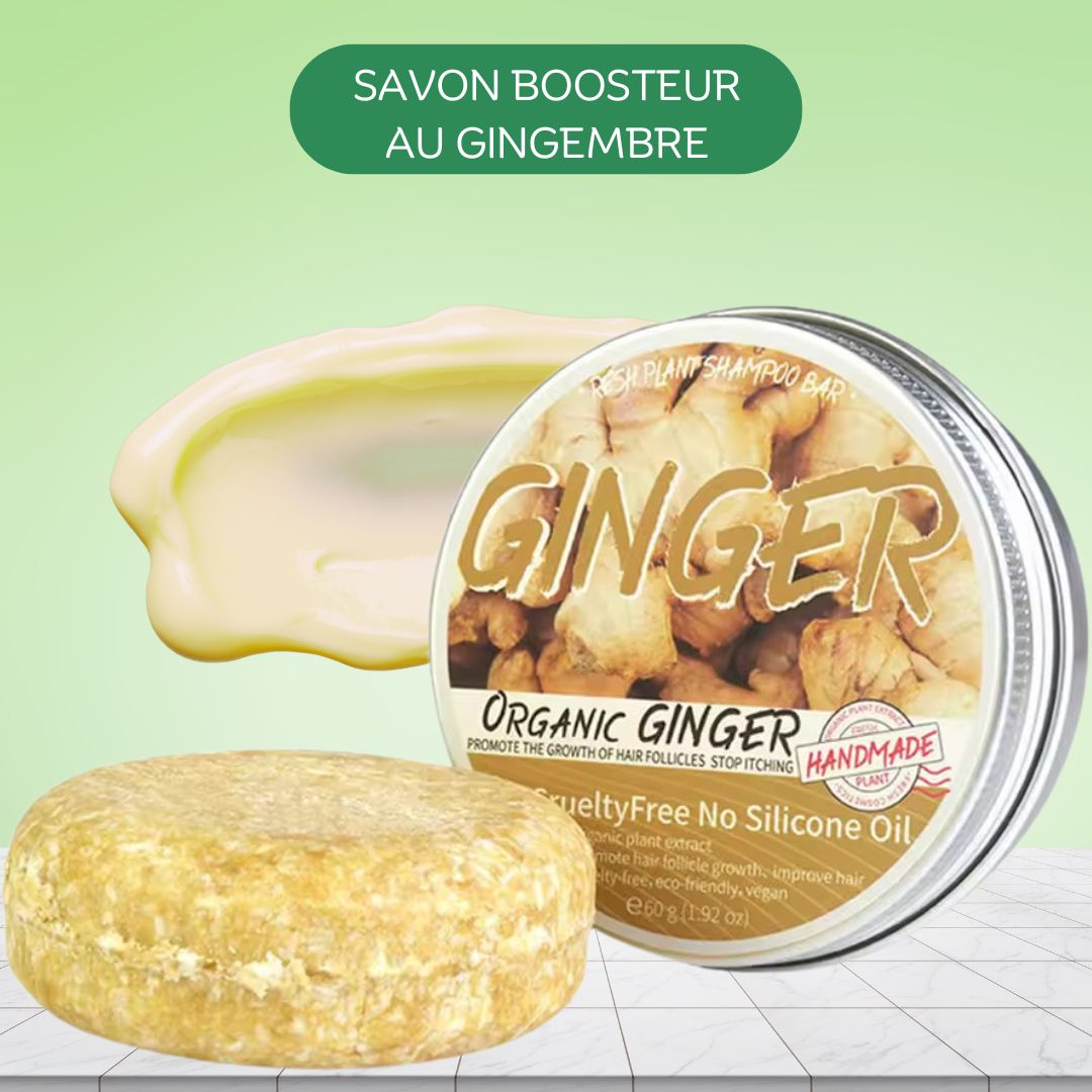 ALSANCIA - Savon Booster au Gingembre