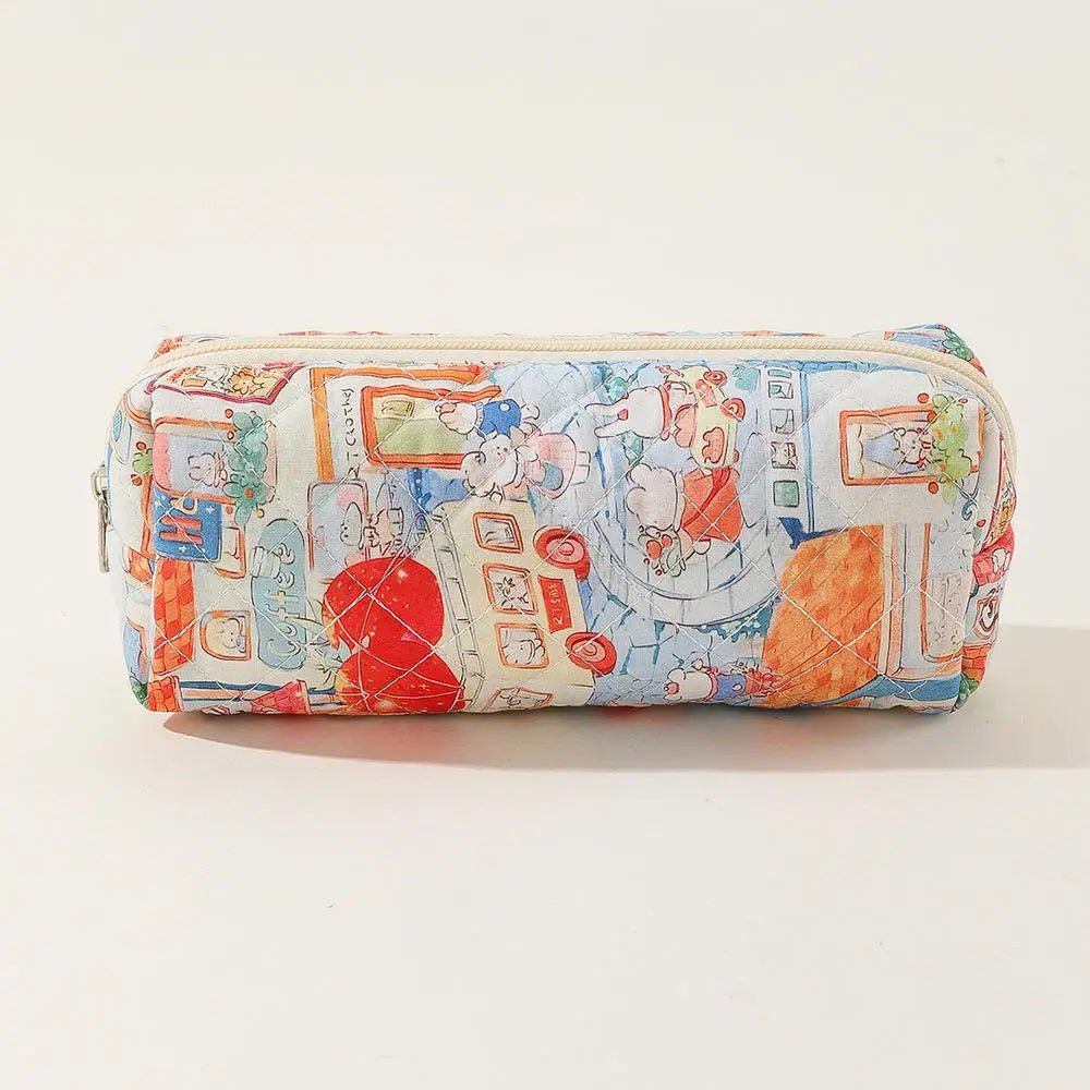 ALSANCIA - Trousse de Beauté à Motif Floral